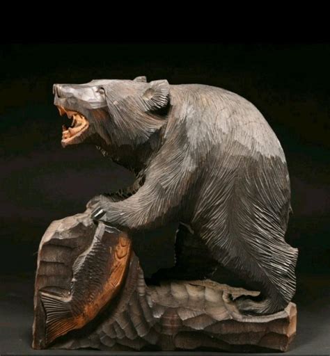 木雕熊